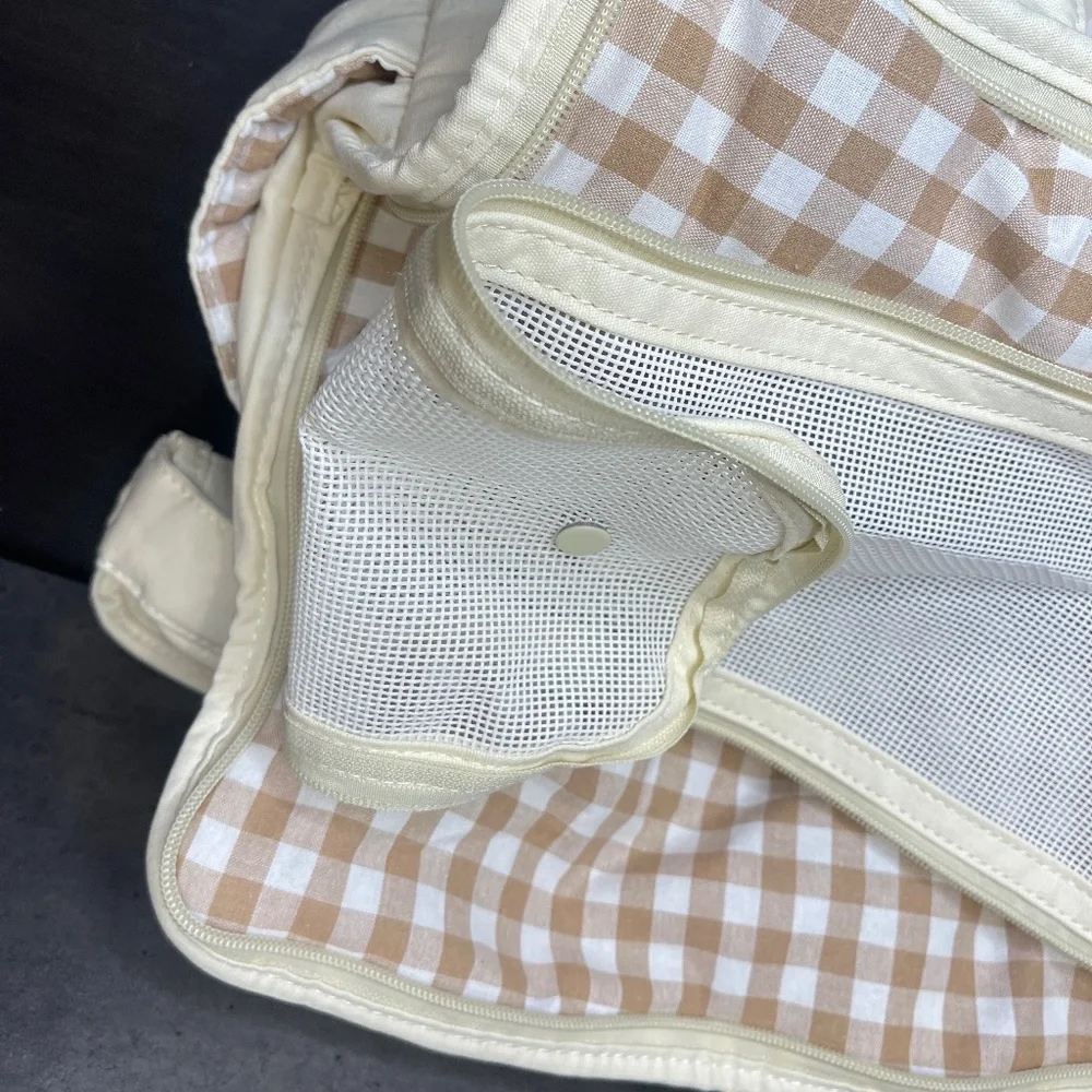 Small Dog Carrier Bag with Pockets Soft Sided Collapsible Puppy Travel Carrier